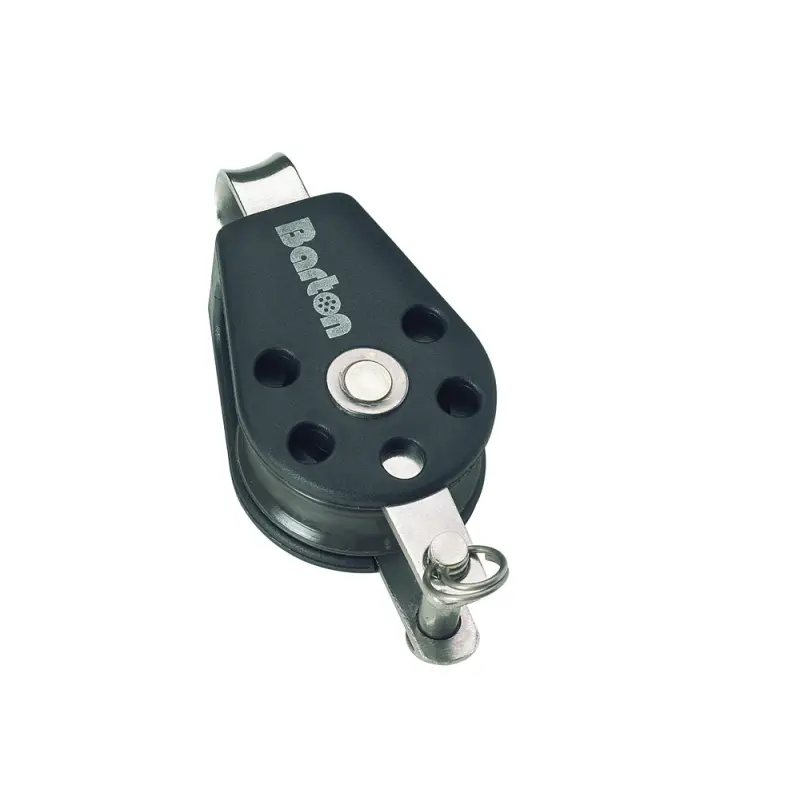 Compra Oggi Stesso Bozzello Singolo Fisso con Arricavo Ø 10 mm - Max Cima Ø 10 mm, Carico di Lavoro 400 kg - Serie 3 - Barton Marine