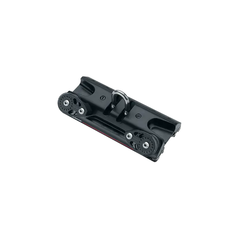 Spedito Oggi Carrello Harken 32 mm Alto Carico con Grillo Pivotante 2:1 per Vela e Nautica - Regolazione Facilitata dal Pozzetto