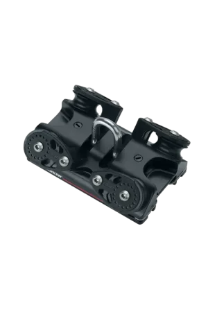 Carrello 32 mm Harken con Grillo Pivotante, 4:1 - Regolazione Facile e Veloce dal Pozzetto per Nautica e Vela Consegna Rapida