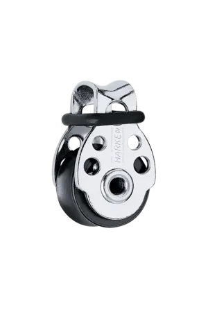 Prezzo Conveniente Bozzello singolo Harken 16 mm - Alta tecnologia per manovre su derive - Carico di lavoro 113 kg con sistema di cuscinetti brevettato e o-ring di fissaggio.