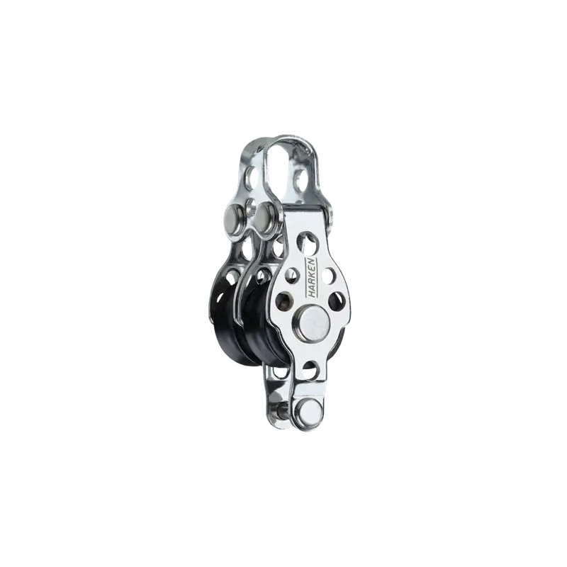 Promo Stagionale Bozzello Doppio 16 mm Harken - Arricavo per Derive Tecnologiche con Cuscinetti in Acciaio Inox e Carico di Lavoro di 113kg