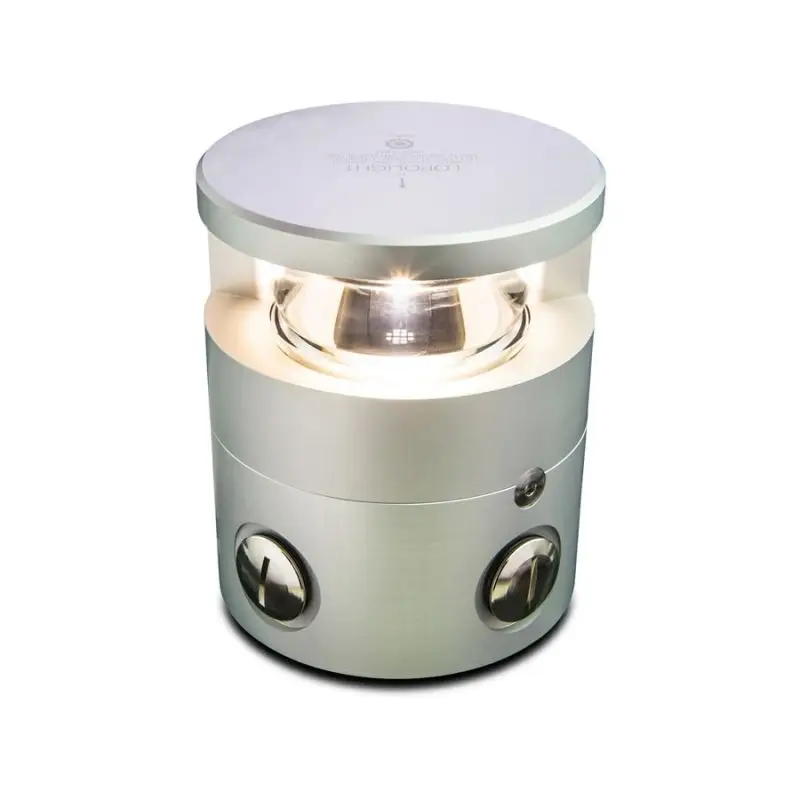 Super Prezzo Luce testa d'albero Lopolight 225° CD/CS in alluminio, alta luminosità con solo 1 LED, impermeabile IP68+, per imbarcazioni fino a 50 m, lunga durata 50.000 ore, design innovativo ed elegante.