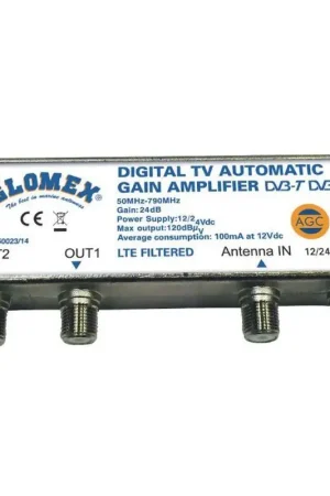 Amplificatore Automatico AGC Glomex 50023/14 per Vela e Nautica - Ottimizza il Segnale VHF/UHF per Barche e Yacht con Guadagno Automatico e Ricezione a 360° Bestseller