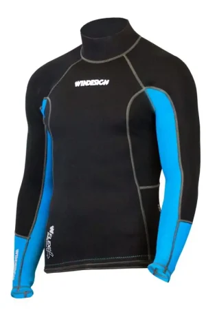 Maglia termica 2,5mm Neo-Skin junior Optiparts per bambini e ragazzi - Neoprene elastico, idrorepellente, collo alto e cuciture piatte Reso Gratuito