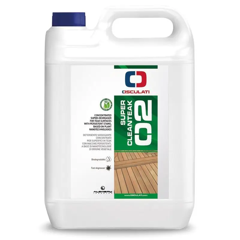 SuperCleanteak 5 L - Detergente Sgrassante Concentrato per Macchie Persistenti su Teak - Pulizia Efficace con Nanotecnologie Vegetali Bestseller