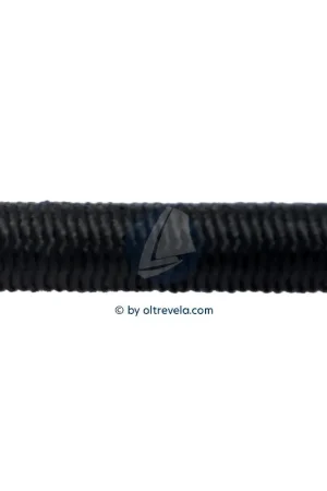 Reso Gratuito Bobina 200 metri elastico calza alta qualità in Poliestere Ø4mm nera