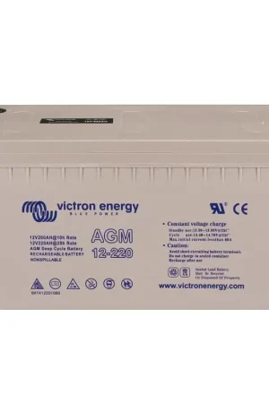 Batteria Victron AGM Deep Cycle 12V 220Ah per Nautica - Prestazioni Elevate e Ottimo Recupero Prezzo Scontato