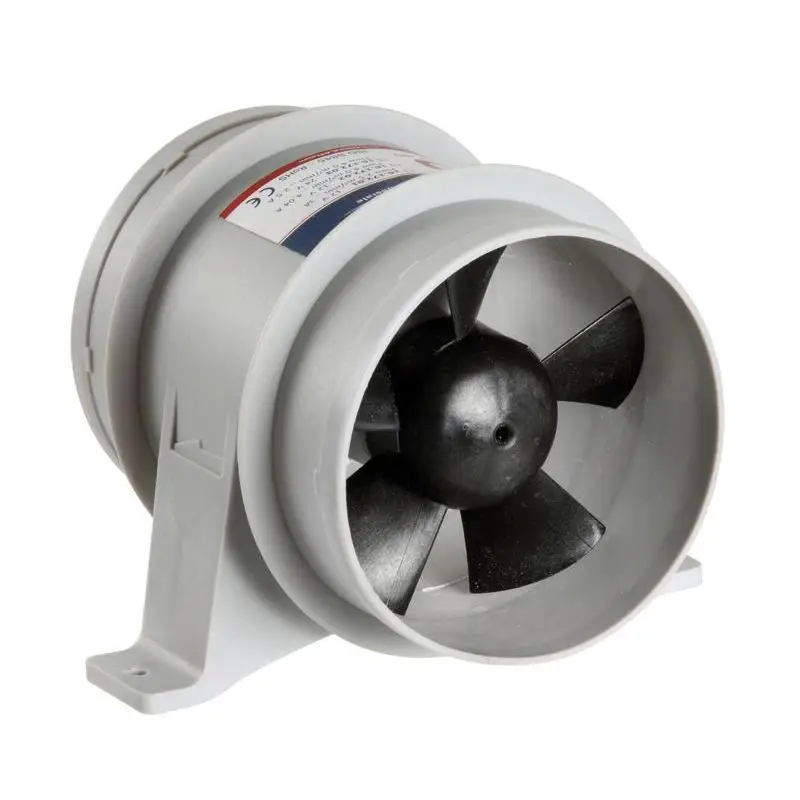Professionale Aspiratore/Ventilatore Assiale Superflow 6,7m3 24V Water Resistant - Ventilazione Efficace per Cabine e Vani Motore Conforme ISO 8846 e Norme CE - RoHS