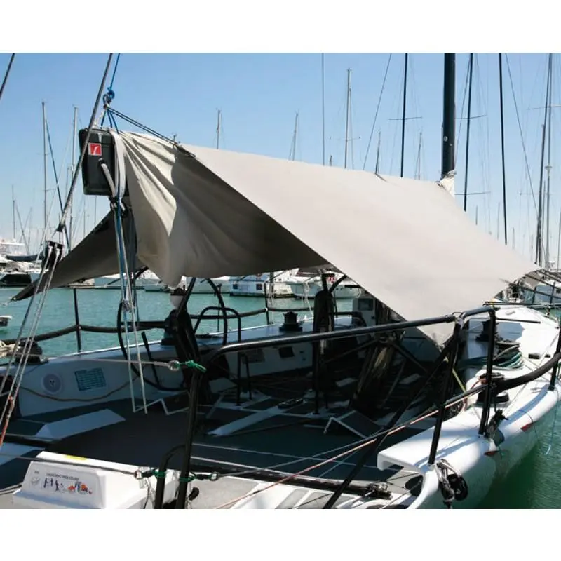 Offerta Lampo Copertura Barca Cagnaro Oceansouth in Tessuto Cyclone 220 gr/m2 UV Resistente con Apertura Centrale e Nastri di Fissaggio Inclusi