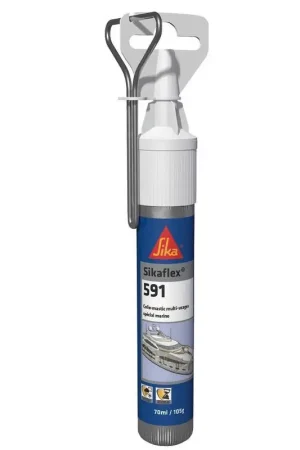 Più Venduto Sigillante Polimerico SIKAFLEX 591 per Vela e Nautica - Incollaggi Elastici e Resistenti alle Vibrazioni, Senza Isocianati e Solventi, Applicazioni per Interno ed Esterno