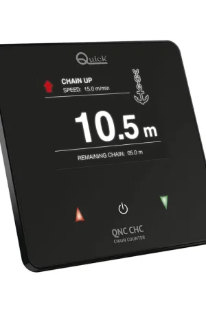 Contacatena da Plancia IP67 con Display Grafico 3,5” - QNC CHC: Stazione di Controllo Nautica con Discesa Automatica, Allarme e Sensoristica Avanzata per Gestione Salpa Ancora Reso Gratuito