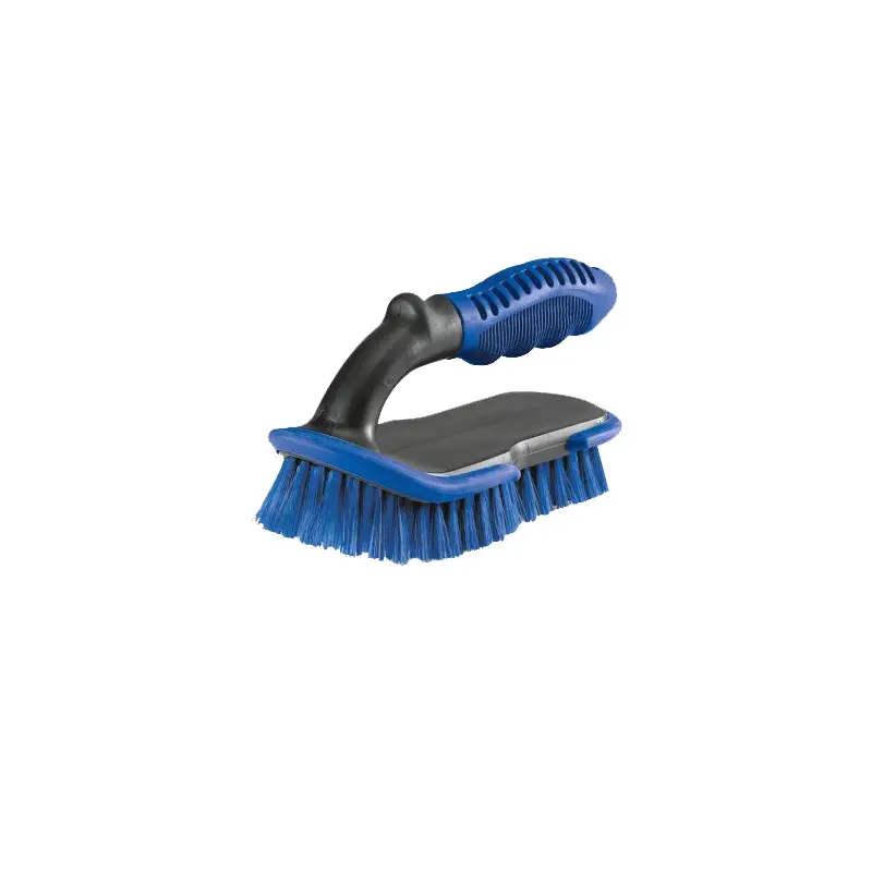 Spazzola Nautica con Maniglia Shurhold - Setole Resistenti ai Solventi, Paracolpi Morbido e Maniglia Ergonomica per Pulizie Efficaci e Alta Pressione Promo Stagionale