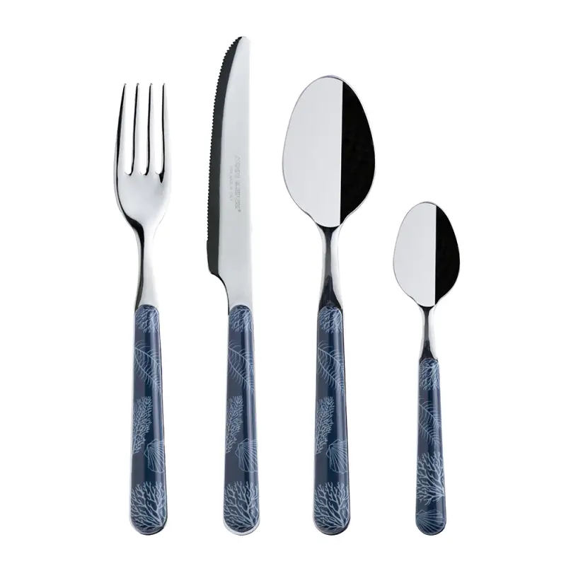 Set di Posate Serie Living - 24 Pezzi in Acciaio Inox per Nautica - Eleganza e Resistenza per la tua Barca Scelto Dai Clienti