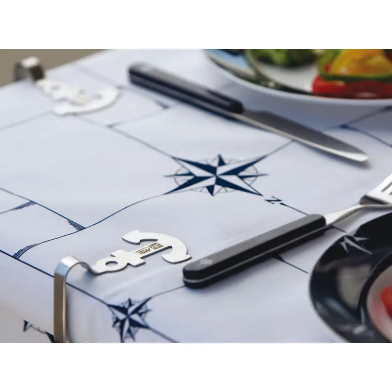 Pinza per Tovaglia Windproof CF - Set di 4 Fermatovaglia in Acciaio Inox Antivento per Barche - Clip di Sicurezza Nautica Acquista Ora