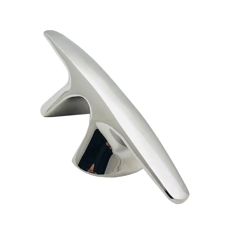 Bitta a Galloccia in Acciaio Inox AISI 316 Lucidato a Specchio mm.158 - Fissaggio con Prigionieri (Non Inclusi) per Barche e Nautica Vendita Finale