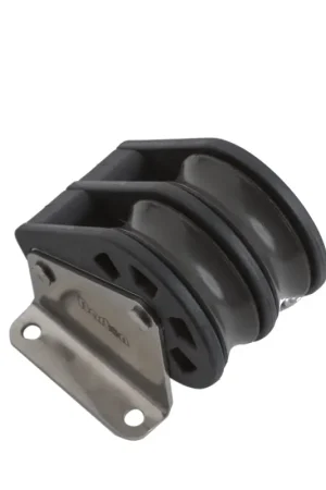 Nuovo Arrivo Bozzello Doppio Verticale Barton Marine Ø 12 mm - Cima Max Ø 12 mm - Carico Lavoro 750 kg - Carico Rottura 1500 kg - Dimensioni Puleggia 54 x 17 mm - Lunghezza 92 mm - Serie 4/5