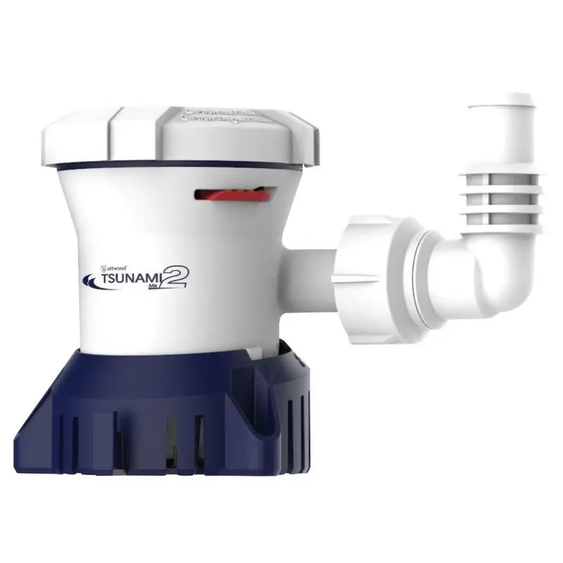 Pompa di Sentina Attwood Tsunami MK2 T1200 12V 52 l - Innovativa Pompa con Girante X-Air™ e Manutenzione Semplificata per Barche e Imbarcazioni Must-Have