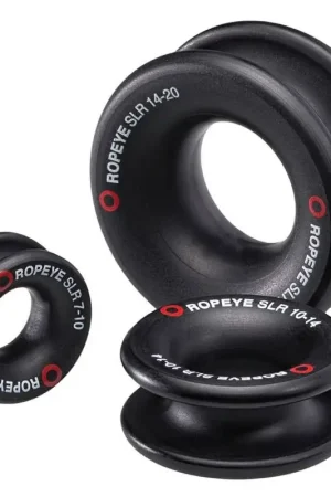 Anelli Self-Locking Ropeye SLR 20-28 in Alluminio Anodizzato - Bassa Frizione per Cime, Scotte e Drizze Prezzo Basso