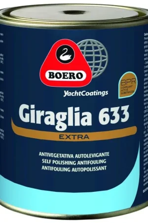 Antivegetativa Giraglia 633 Blu 5L - Protezione Multistagionale per Barche, Qualità Superiore, Autolevigante A Buon Prezzo
