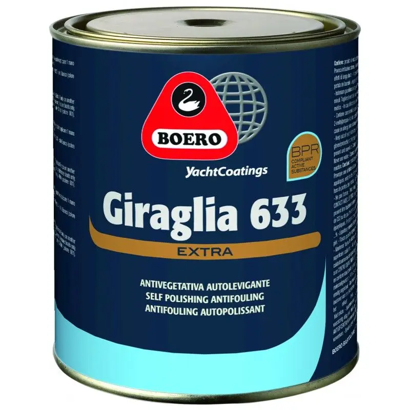 Antivegetativa Giraglia 633 Blu 5L - Protezione Multistagionale per Barche, Qualità Superiore, Autolevigante A Buon Prezzo