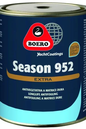 Affare Antivegetativa Season 952 Blu 5L - Protezione Stagionale per Barche, Qualità Professionale, Resa Teorica 8 mq/lt