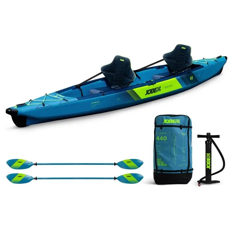 Nuovo Arrivo Kayak Gonfiabile Jobe Sport International Tasman - Stabilità e Comfort in Acqua con Accessori Inclusi