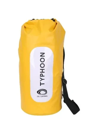 Sacco impermeabile giallo 60 litri Seaton - Nylon 250D con fondo antiscivolo e chiusura a tenuta stagna, ideale per attività nautiche e outdoor Prezzo Basso