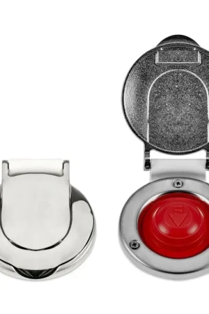 Prezzo Scontato Comando a piede chiuso in acciaio AISI316 (WASH) pulsante colore blu