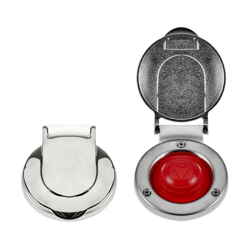 Prezzo Scontato Comando a piede chiuso in acciaio AISI316 (WASH) pulsante colore blu