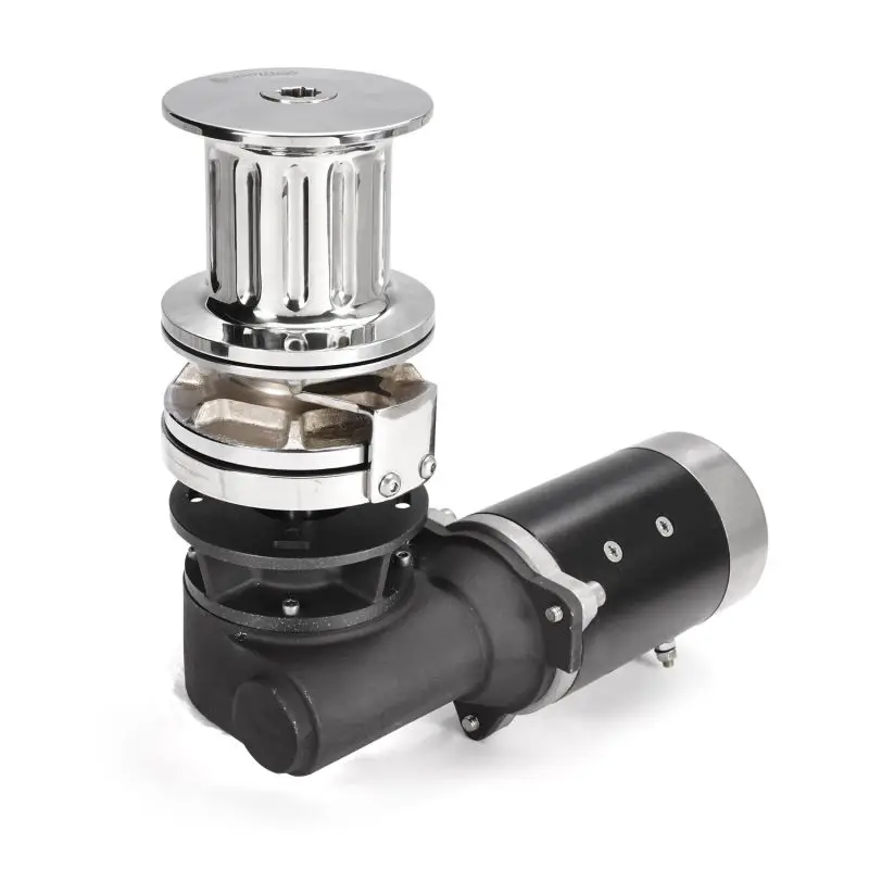 Verricello Italwinch STAR 1700W 24V in acciaio inox AISI 316 ad asse verticale - compatibile con catena 12mm ISO/13 DIN766 - alto con campana sopra barbotin per barche fino a 19m e sensore contametri integrato. Scelto Dai Clienti