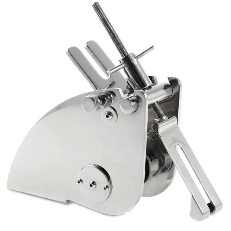 Guida Blocca Catena con Rullo e Artiglio in Acciaio per Catena 16 mm con Traversino - Italwinch Esclusivo