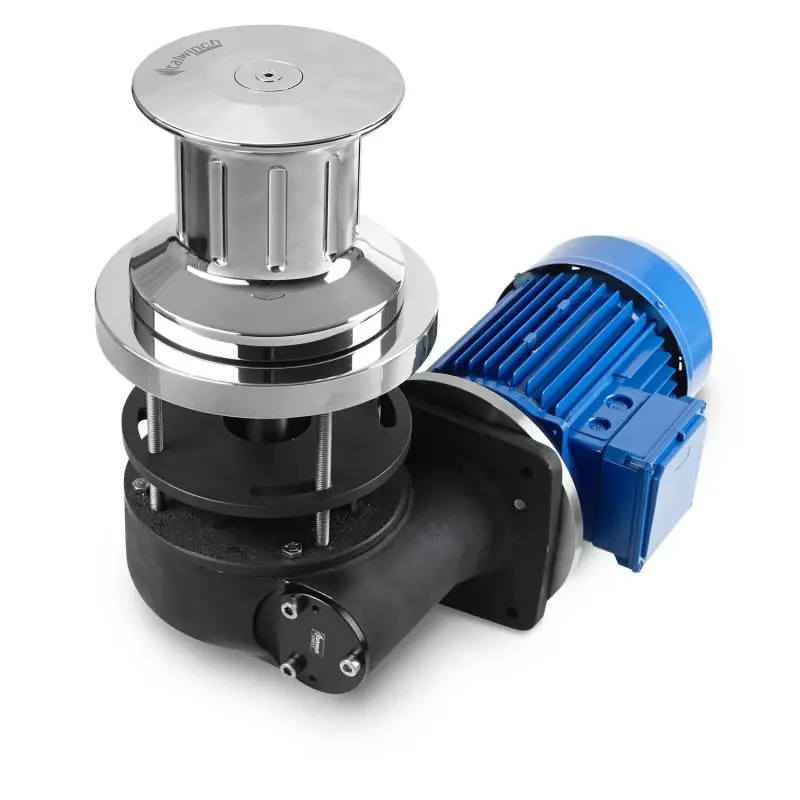 Promozione Esclusiva Verricello Italwinch ARAN da tonneggio in acciaio inox AISI 316 per barche fino a 28m - motorizzazione a 24V, 230V, 400V o idraulica, potenza fino a 2700W e tiro istantaneo massimo di 2300 Kg.
