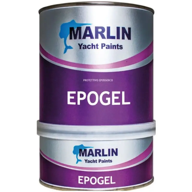 Occasione Imperdibile Protettivo MARLIN Epogel grigio 0,75 l - Vernice epossidica senza solventi per la nautica, resistente agli agenti chimici e certificata per contatto alimentare e acqua potabile