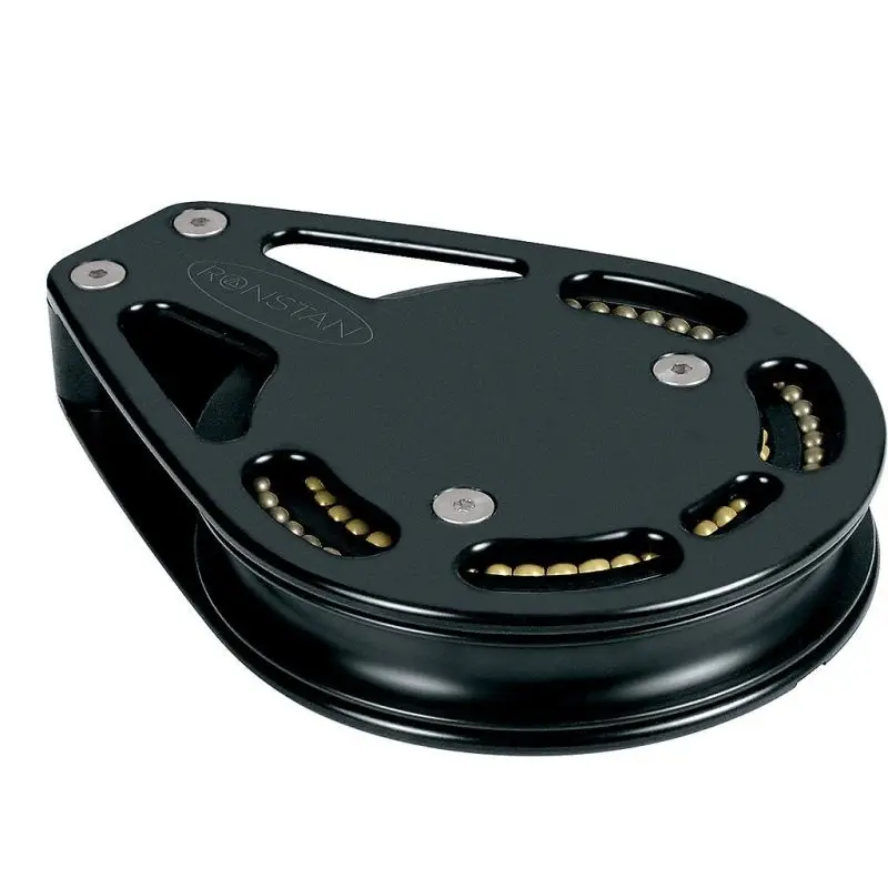 Nuova Collezione Bozzello Ronstan Series 180 Foot Orbit Block™, Single, per velisti professionisti, con struttura in lega solida e cuscinetti per carichi laterali.