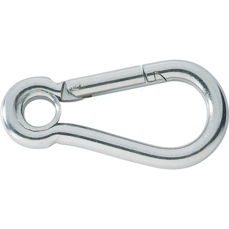 Carabiner Ronstan Spring Hook Eyelet 60mm con Apertura Ampia e Chiusura Filettata Sicura per Nautica e Vela Super Prezzo