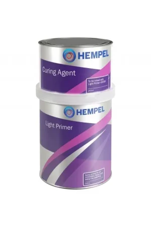 Nuova Collezione Primer Epossidico Bicomponente HEMPEL LIGHT PRIMER per Barche e Nautica, Anticorrosivo, Ideale per Vetroresina, Legno e Metallo, Applicabile sopra e sotto la linea di galleggiamento, Resa 8,2 m²/l