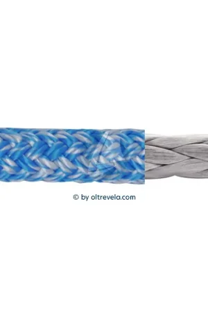 Doppia treccia Dyneema SOFTECH alta tenacità Ø14mm azzurra Non Perdere