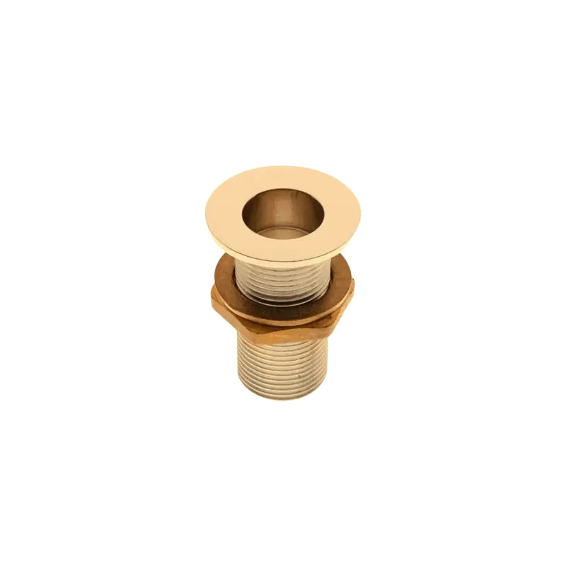 Offerta Speciale Scarichi a mare in ottone giallo lucido Foresti e Suardi - 1"1/4 - Dimensioni A: 85, B: 80, C: 65