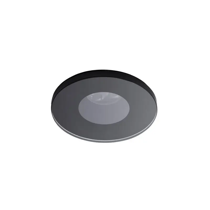 Offerta Speciale Spot LED ad incasso Foresti e Suardi Mercurio TVP, Anodizzato Nero, Lente Ellittica 21°-14°, 2700°K, Fissaggio con Boccole e Guarnizioni, per Esterni e Interni.