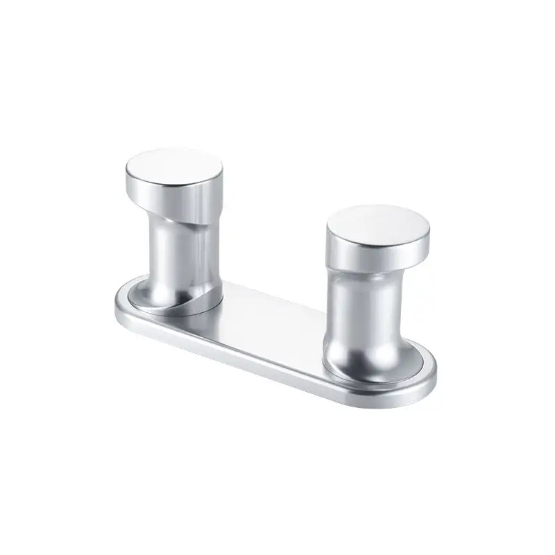 Nuovo Arrivo Bitta a due colonne Foresti e Suardi in Acciaio Inox - AISI 316L, carico di sicurezza 12000 kg, dimensioni A 350mm, B 155mm, C 120mm, D 230mm, E 98mm, F 24mm, G 15mm.