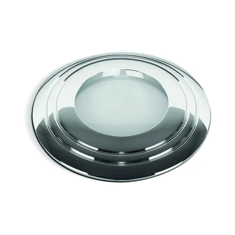 Spot LED Sextans R Foresti e Suardi, Cromato, 10/30 Vdc, 4000° K White-Red, Diffusore in Vetro Sabbiato, Illuminazione Interna Nautica Offerta Del Giorno