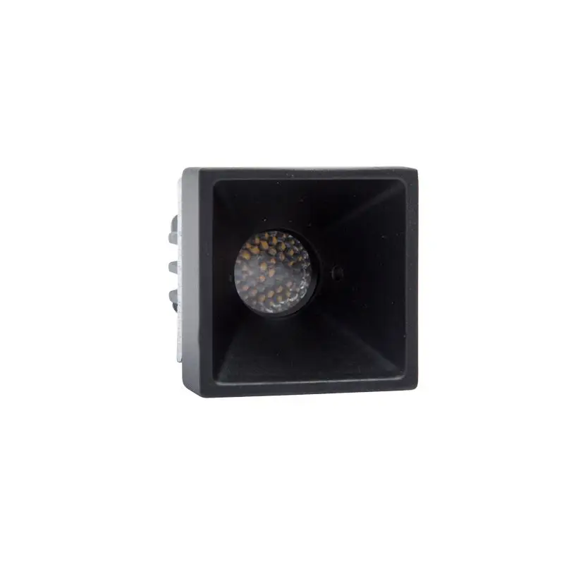 Spot LED Rosso a Incasso Foresti e Suardi, Parabola/Lente 31°, Finitura Verniciato Nero, 10/30 Vdc, per Esterni e Interni Spedito Oggi