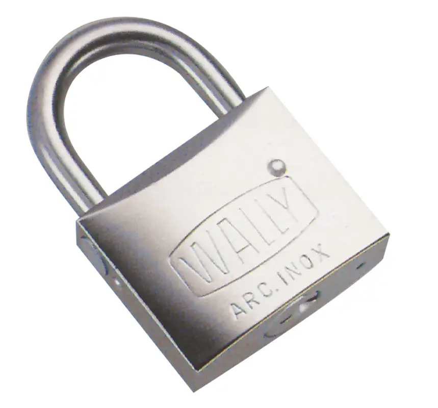 Promozione Lucchetto Arco Corto in Acciaio Inox mm.30