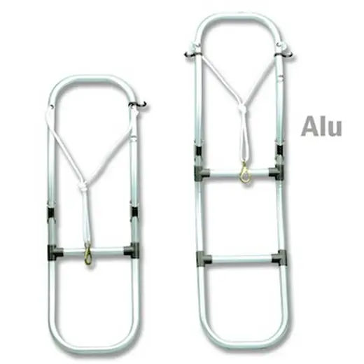 Scaletta Pieghevole mod. Alfa per Canotti Pneumatici Gommoni 3 o 4 Gradini Must-Have