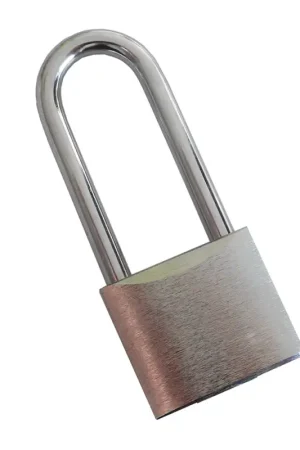 Lucchetto Arco Lungo in Ottone Nichelato mm.30 Offerta Del Giorno