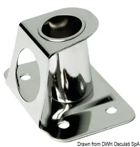 Base per Candeliere in Acciaio Inox 4° 25 mm Novità