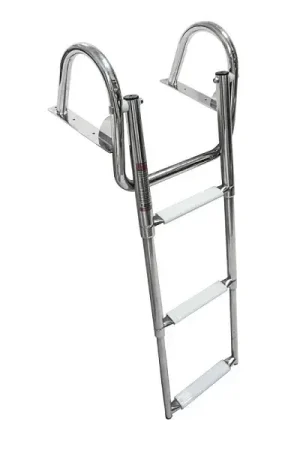 Must-Have Scaletta Telescopica in Acciaio Inox Estraibile e a Ribalta