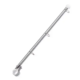 Professionale Asta Portabandiera Clamp in Acciaio Inox per Pulpito