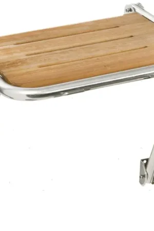 Consegna Rapida Plancia in Teak e Acciaio Inox 450x390mm
