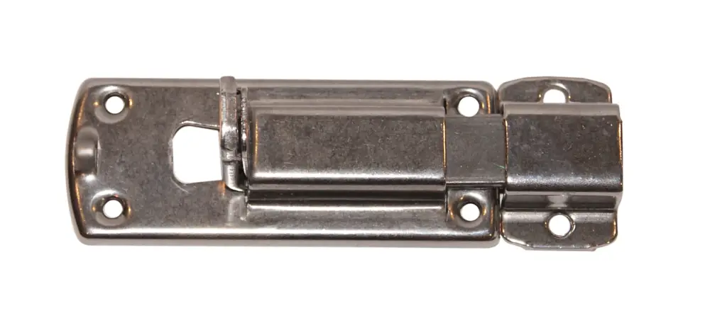 Catenaccio inox portalucchetto mm. 80 Prezzo Basso